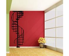 TATOUTEX Stickers Escalier en colimaÃ§on - Turquoise, L 50cm x H 141cm