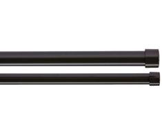 AmazonBasics Tringles à rideaux en double - 36 - 72, Bronze