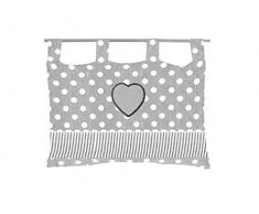 Soleil docre Passion TÃªte de Lit, Coton, DÃ©houssable, Gris, 45x70 cm