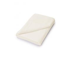 Bleu Canard HÃ´tel Coton brossÃ© Drap Plat, Flanelle, Ivoire, Simple