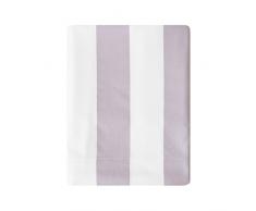 Essix - Drap Plat Holidays Satin de coton Cendre 240 x 300 cm