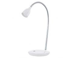 Eglo 93078 Lampe de bureau, métal, intégré, blanc