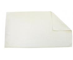 Blanc des Vosges Eponge Unie Tapis de Bain Coton Blanc 50 x 90 cm
