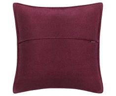 Zoeppritz since 1828 Coussin dÃ©coratif en Polyester Viscose, 390 Wine, 40 x 40 cm