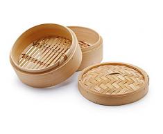 CHIO Cuiseur Ã Vapeur, Bambou, Beige, 20 cm, 3 PiÃ¨ces