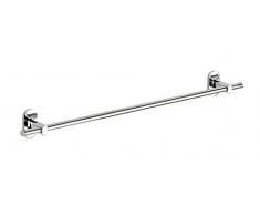 Wenko 2284456 Puerto Rico Barre pour Porte-serviettes Zinc Moulé Sous Pression Argent 60 x 6,5 x 7 cm