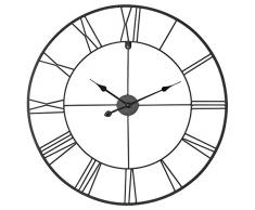 Ceanothe 34458 Horloge Forge Noir 80 cm