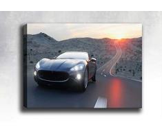 Bonamaison Peinture sur toile, multicolore, 50 x 70 cm - ConÃ§u et fabriquÃ© en Turquie