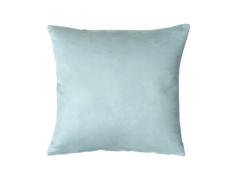 PICADILLY Coussin suÃ©dine traitÃ©e antitaches 45 x 45cm fermeture Ã glissiÃ¨re coloris OCEAN