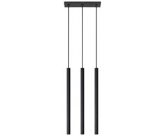 LAMPE SUSPENSION ACIER NOIR 8X30 MAX.100