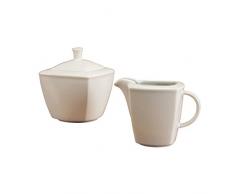 Creatable 12330 Victoria Blanc Servante Sucrier et Lait 2 PiÃ¨ces