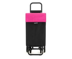 GARMOL Chariot de Courses 48L Negro/Fuchsia
