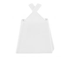 Dajar kubiko Sucrier 130Â ML Ambition, Porcelaine, Blanc, 8Â x 8Â x 11Â cm