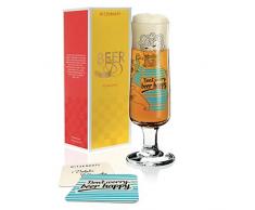 Natalia Yablunovska RITZENHOFF Verre Ã biÃ¨re en cristal 300 ml avec 5 couvercles Ã biÃ¨re