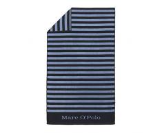 Marc OPolo Saburo Beach Towel Serviettes de Bain, 100% Coton Velours, Blue, 100 cm x 180 cm