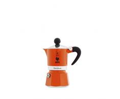 Bialetti 4991 CafetiÃ¨re Italienne, Aluminium, Orange, 1 Tasse