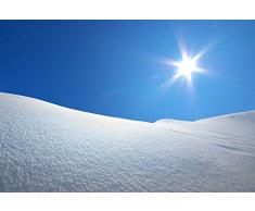 Papier Peint poster panoramique POUDREUSE 4 x 2,70 m | Déco et photo murale XXL Qualité HD Scenolia