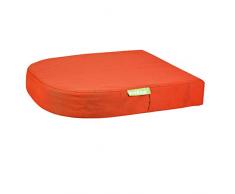 Outbag 31MOPLU-ORA Coussin de Chaise, Polyester, Orange, 45 x 45 cm
