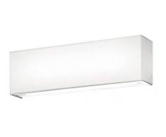 Plafonnier, Tissu, WeiÃ, Integriert 6W