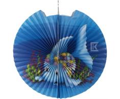 Kogler Triangle Poisson ignifugées Lampion en Sac, Multicolore