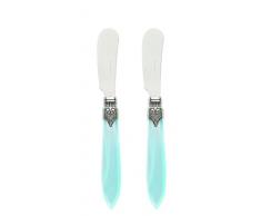 Murano Lot de 2 Couteaux Ã Beurre, 2,5 mm.