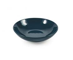 Villa DEste Home Tivoli 2195372 Lot de 6 assiettes creuses en grÃ¨s Bleu