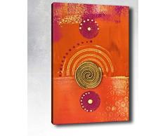 Bonamaison Peinture sur toile, multicolore, 70 x 100 cm - ConÃ§u et fabriquÃ© en Turquie