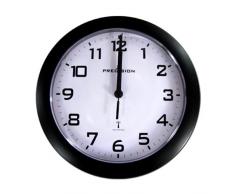 Precision PREC0061 Horloge murale Noir