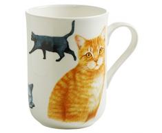 Maxwell & Williams PB0713 Tasse, Porcelaine, Braun, WeiÃ, 10,5 x 7,5 x 10,5 cm