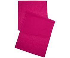 Today - 257551 - Chemin de table Coton - 50 x 150 cm - Rose (Jus de Myrtille/Fuchsia)