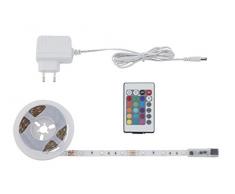 Briloner Leuchten 2200-090P Ruban LED autocollant multicolore - led stripe télécommandée - dimmable et avec changement de couleur - 90 x 0.16 W - longueur : 300 cm