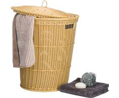 Saleen 2038814 Panier Ã Linge avec Couvercle ca. 46x55 cm en Beige Clair