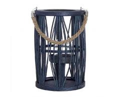 Dcasa Bougeoirs Techo-Chandeliers et Bougeoirs Décoration de Maison Unisexe Adulte, Bleu (Bleu), Unique