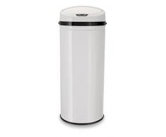 ECHTWERK Design Poubelle 42Â L avec capteur InfrarougeÂ âÂ INOX, Acier Inoxydable, weiÃ, 42 Liter