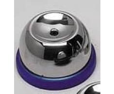 GEFU GE12200 Perfo Pique-Oeuf Socle Acier Inoxydable Inox/noir 19 x 8 x 3,4 cm