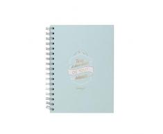 Mr Wonderful WOA09687FR Cahier A5 - Tu ES Ã Deux Doigts de Tout rÃ©ussir, Multicolore, Unique