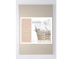 Comptoir du Linge DH8902040 Drap Housse Uni Coton Ecru 200 x 90 cm