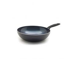 GreenPan CC001695-001 Torino PoÃªle Wok, 3.6 liters, Noir