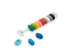 eBuyGB Assortiment de 12 Ã©tiquettes en silicone pour verre Ã vin