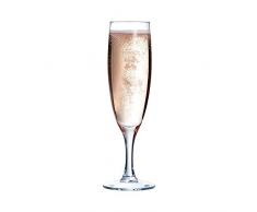 Arcoroc 56416 Flûte à Champagne Ãlégance, Verre, Transparent, 13 cl, 12 pieces