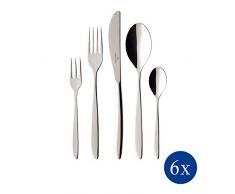 Villeroy & Boch 12-6444-9050 Couverts, Acier Inoxydable, Métal, 42,6 x 27,6 x 5,1 cm