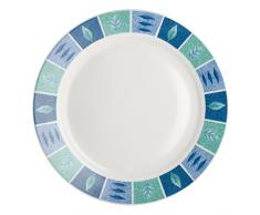 ROYAL NORFOLK Rome Assiette, Porcelaine, Blanc/Bleu