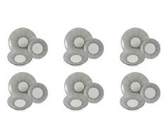 Villa dEste Home Tivoli 2193090 Mamba Table 18 piÃ¨ces, grÃ¨s