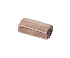 TOM TAILOR Serviette de Douche Unie en Tissu Ã©ponge 100111/900/770, Coton, Sable, 50 x 100 cm