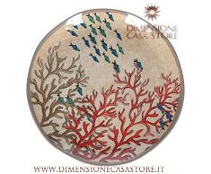 Sea Life by Rose & Tulipani Lot de 2 assiettes en mÃ©lamine