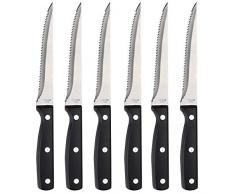 Renberg Masterpro Gourmet - Set 6 Couteaux Viande Acier Inoxydable