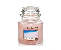 Yankee Candle bougie jarre parfumée, taille moyenne, Sable rose, jusquà 75 heures de combustion
