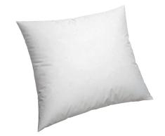 Pikolin Home - Oreiller/ Coussin anti-acariens en fibre, avec housse en 100% coton. FermetÃ© et hauteur moyenne. 45x45 cm. Toutes les mesures