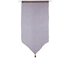 Lovely Casa RA21697016 Monna Paire Brise Bise Polyester Chocolat 120 x 60 cm