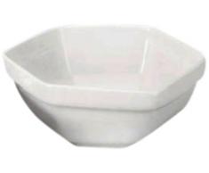 Lacor 66623R Bol Hexagonal en Porcelaine 23X23X9.5 cm